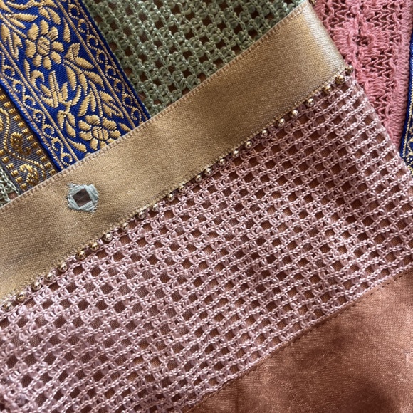 Vintage Midnight Velvet patchwork jacket sz XL - Picture 7 of 10